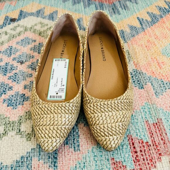 Lucky Brand Shoes - 💚 Lucky Brand | Avelly Macrame Wicker flats